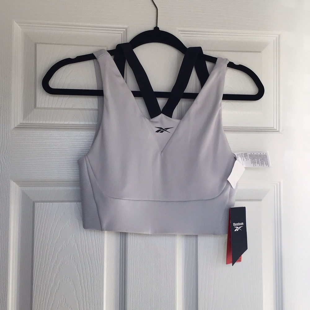 Reebok Women's Light Gray Sports Bra